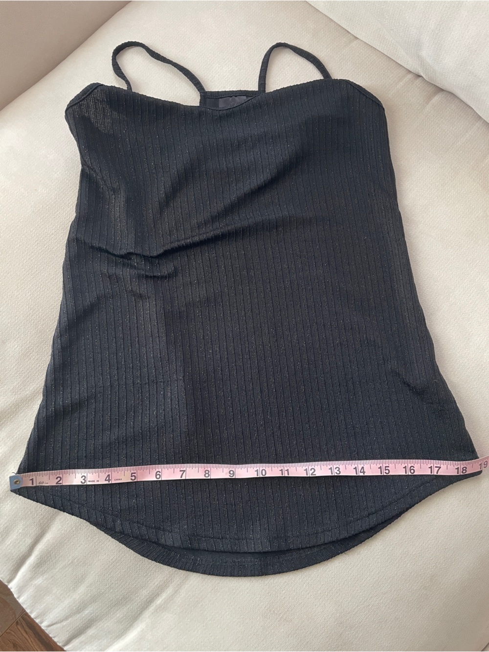 1 Black 1 Copper Ribbed Sleeveless Tank Tops | Subtle Playful Shimmer | HB Shop - Picture 8 of 15